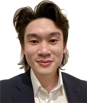 Lawrence Hua, an AI product manager, facing the camera.